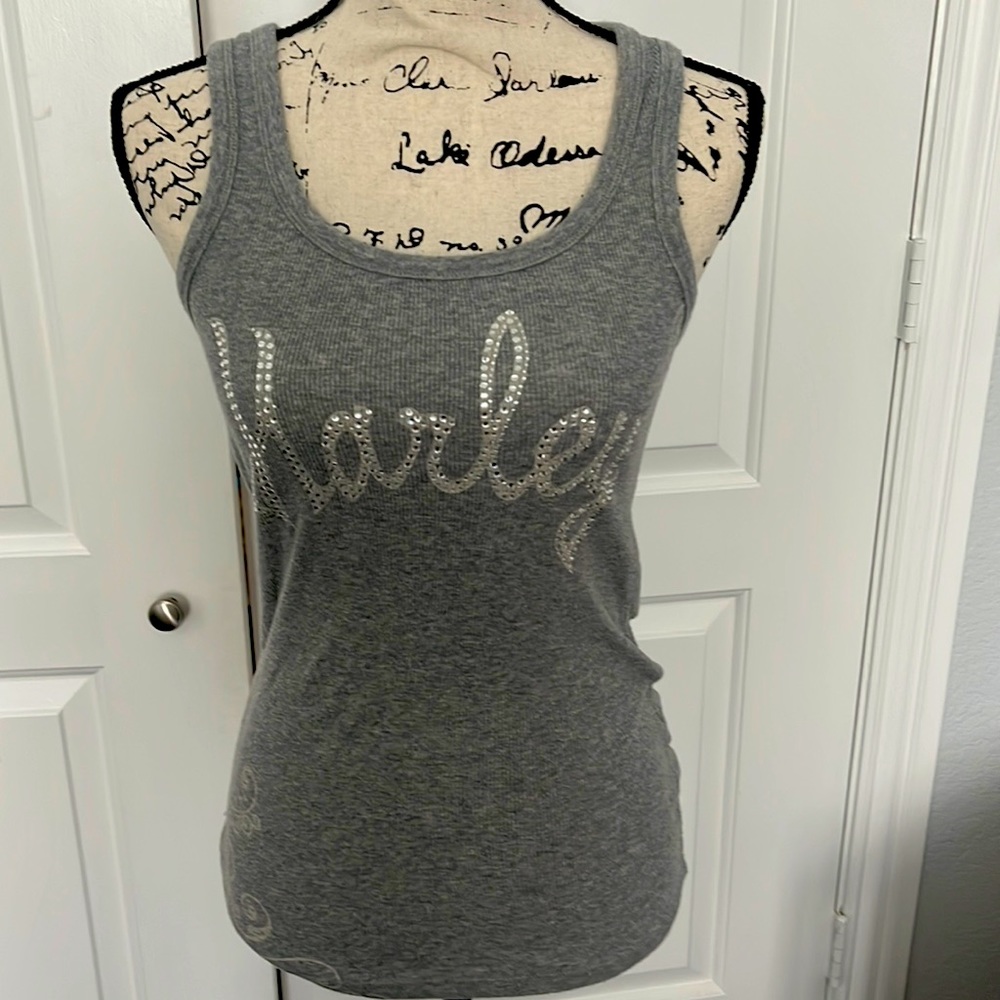 Harley Davidson Gray Tank Top
